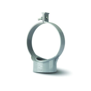 Polypipe 4'' Strap Boss Back Fix - Grey