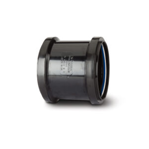 Polypipe 4 Double Socket - Black