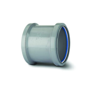 Polypipe 4 Double Socket - Grey