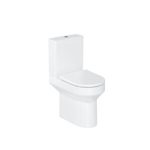 Britton Shoreditch Round Close Coupled Cistern - White**