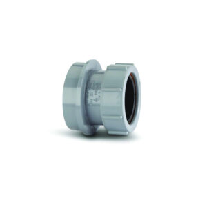 Polypipe 40mm Straight Boss Adaptor - Grey