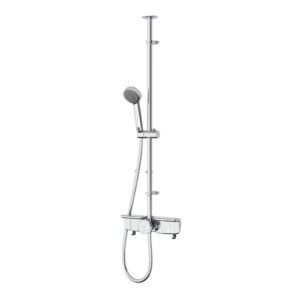 Aqualisa Quartz Blue Smart Exposed Retrofit Shower - HP/Combi - Chrome