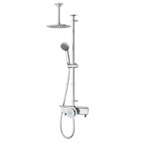 Aqualisa Quartz Classic Smart Exposed Retrofit Shower with Fixed Head- Gravity Pumped
