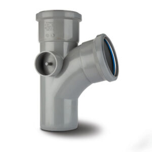 Polypipe 4 104 Single Branch - Grey