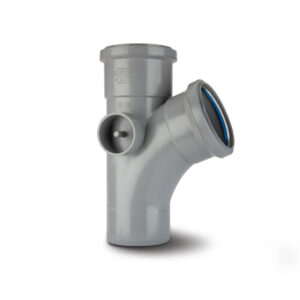 Polypipe 4 112.5 Single Branch - Grey