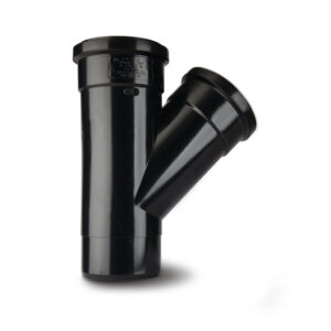 Polypipe 4 135 Single Branch - Black