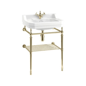 Burlington Optional Towel Rack for 61cm Basin Wash Stand - Gold