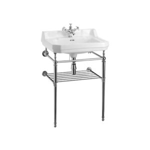 Burlington Optional Towel Rack For 61cm Basin Wash Stand - Chrome