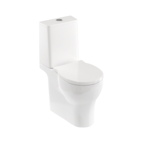 Britton Trim Close Coupled Pan & Seat - White