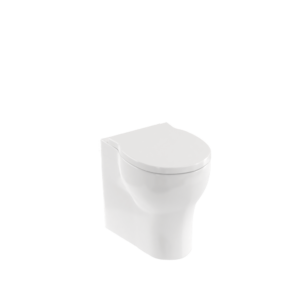 Britton Trim Back To Wall Pan & Soft Close Seat - White