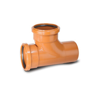 Polypipe Underground 4 87.5 Equal Tee Double Socket