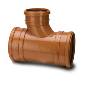 Polypipe Underground 6 87.5 Unequal Junction Triple Socket