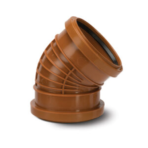 Polypipe Underground 4 Double Socket 45 Bend