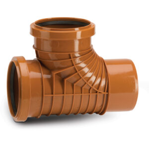 Polypipe Underground 110mm Equal Double Socket 87 Tee