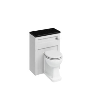 Burlington 600 WC Unit with Lever Flush Cistern - Matt White