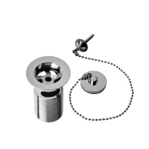 Tavistock Plug & Chain Slotted Basin Waste - Chrome
