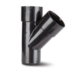 Polypipe 40mm 45 Tee Junction - Black