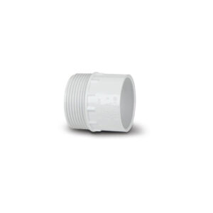 Polypipe 32mm Male Iron Coupling - White