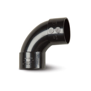 Polypipe 50mm 92 Swept Bend - Black
