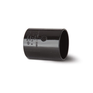 Polypipe 50mm Straight Coupling - Black